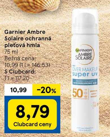 Garnier Ambre Solaire ochranná pleťová hmla, 75 ml 