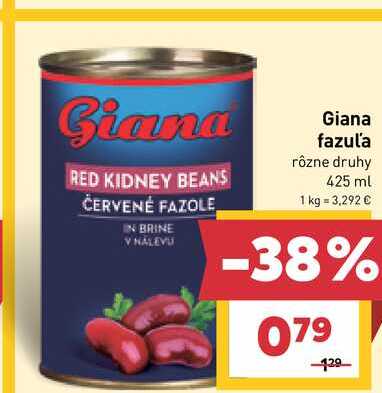 Giana fazuľa rôzne druhy 425 ml