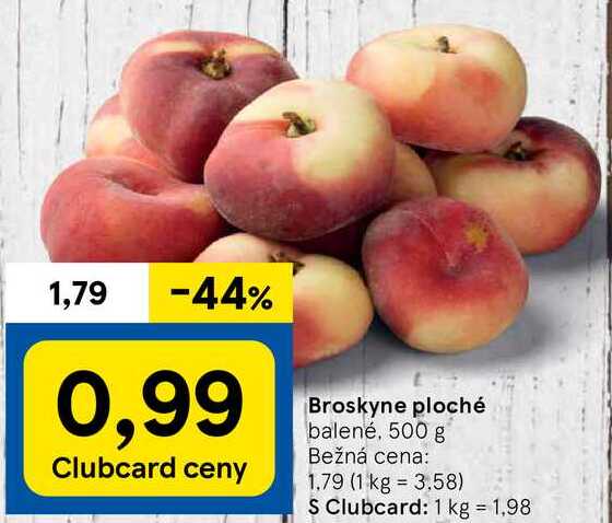 Broskyne ploché, 500 g 