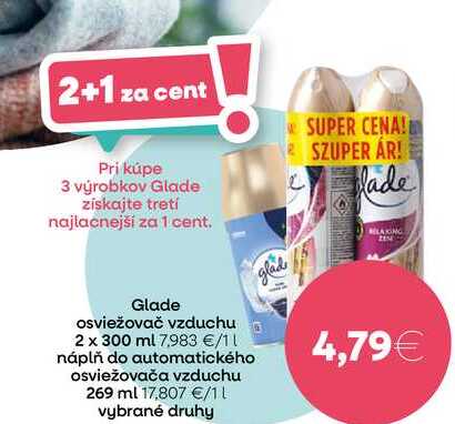 Glade osviežovač vzduchu 2 x 300 ml 