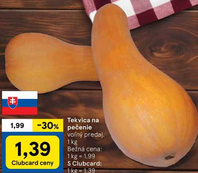 Tekvica na pečenie, 1 kg