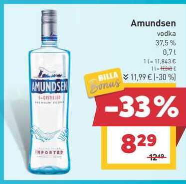 Amundsen vodka 37,5% 0,7l