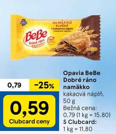 BeBe Dobré ráno namäkko, 50 g 