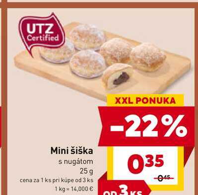 Mini šiška s nugátom 25g 