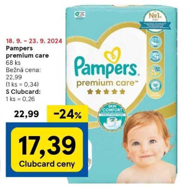 Pampers premium care 68 ks 