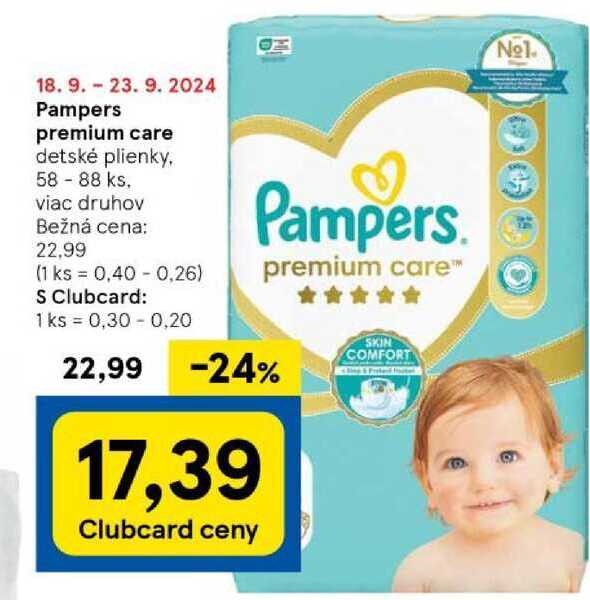 Pampers Premium Care 58-88ks