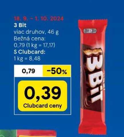 3 Bit viac druhov, 46 g 