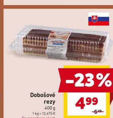 Dobošové rezy 400 g 