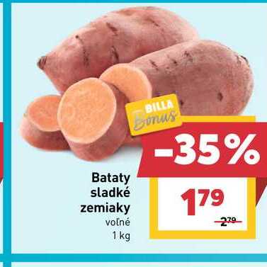 Bataty sladké zemiaky voľné 1 kg 