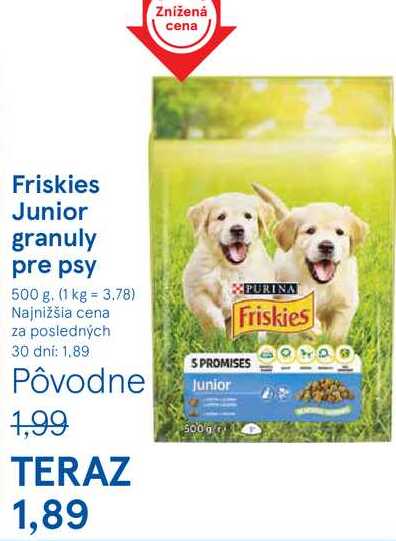 Friskies Junior granuly pre psy, 500 g