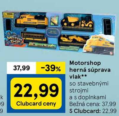 Motorshop herná súprava vlak