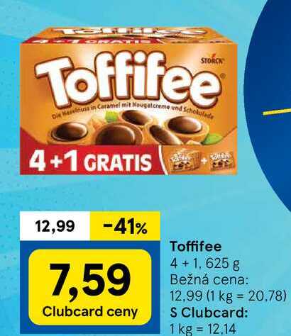 Toffifee 4+1, 625 g 