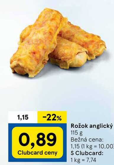 Rožok anglický, 115 g