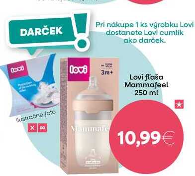 Lovi fľaša Mammafeel 250 ml 