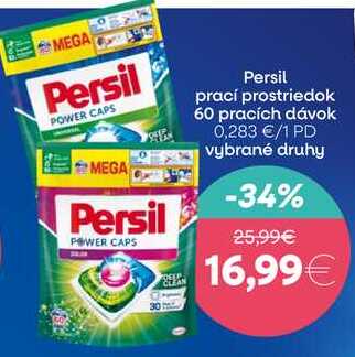 Persil prací kapsule 60 pracích dávok 