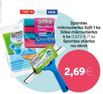 Spontex Microfibre mikroutierka Soft 1 ks 