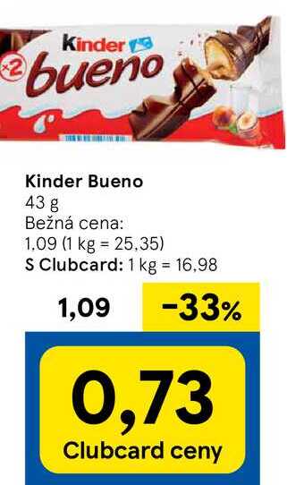 Kinder Bueno, 43 