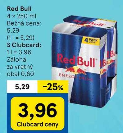 Red Bull,4x 250 ml