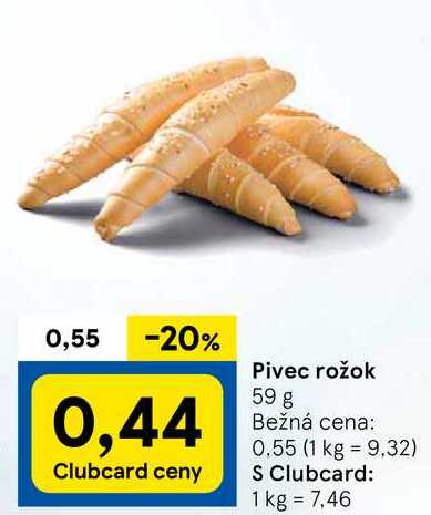 Pivec rožok, 59 g 