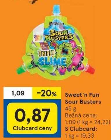 Sweet'n Fun Sour Busters, 45 g