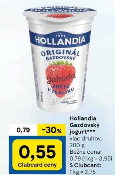 Hollandia Gazdovský jogurt, 200 g v akcii