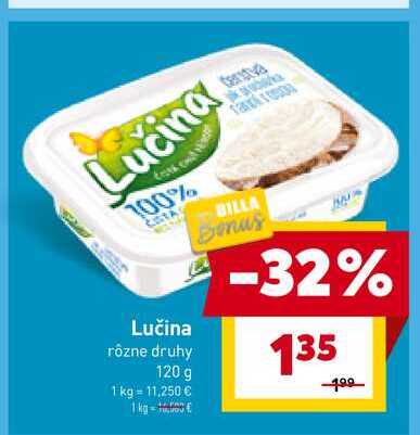 Lučina rôzne druhy 120 g 