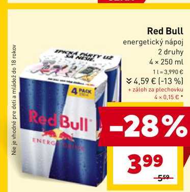 Red Bull 4x250 ml