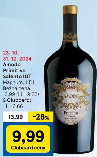 Amodo Primitivo Salento IGT Magnum, 1,5 l