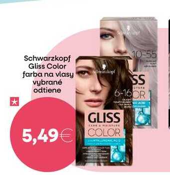 Schwarzkopf Gliss Color farba na vlasy 
