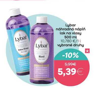 Lybar náhradná náplň lak na vlasy 500 ml