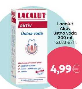 Lacalut Aktiv ústna voda 300 ml 1