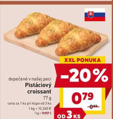 Pistáciový croissant 77 g 