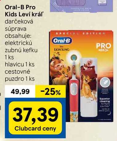 Oral-B Pro Kids Leví král darčeková súprava 