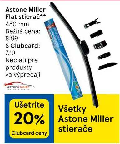 Astone Miller Flat stierač