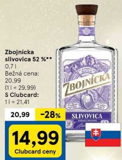 Zbojnícka slivovica 52 %, 0,7 l