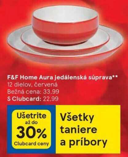 F&F Home Aura jedálenská súprava