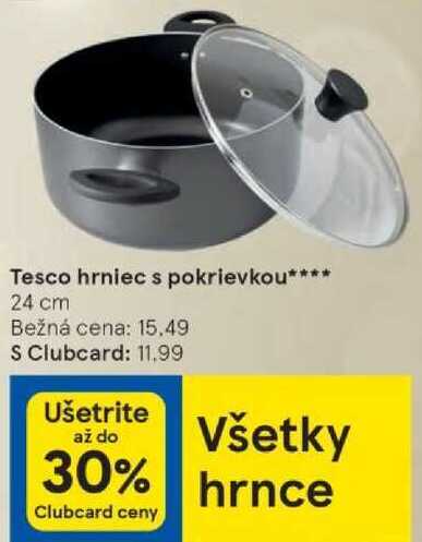 Tesco hrniec s pokrievkou