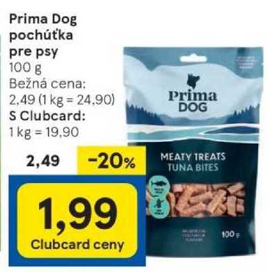 Prima Dog pochúťka pre psy, 100 g 