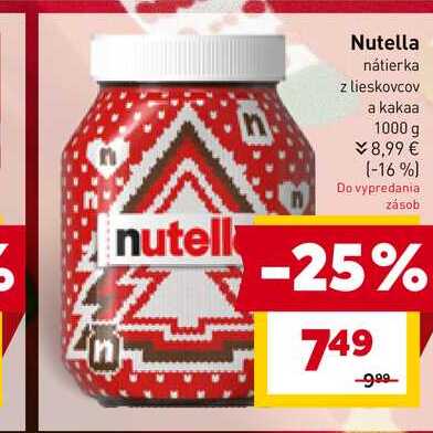 Nutella Nátierka 1000 g