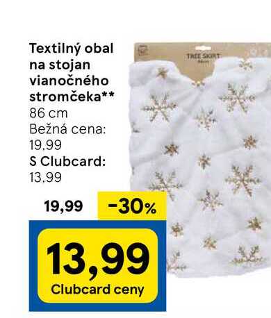 Textilný obal na stojan vianočného stromčeka 86 cm