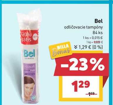 Bel odličovacie tampóny 84 ks