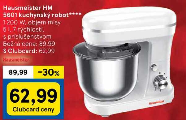 ARCHIV | Hausmeister HM 5601 kuchynský robot v akcii platné do: 24.12. ...