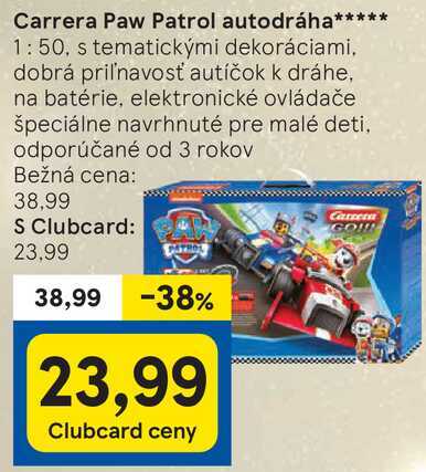 Carrera Paw Patrol autodráha