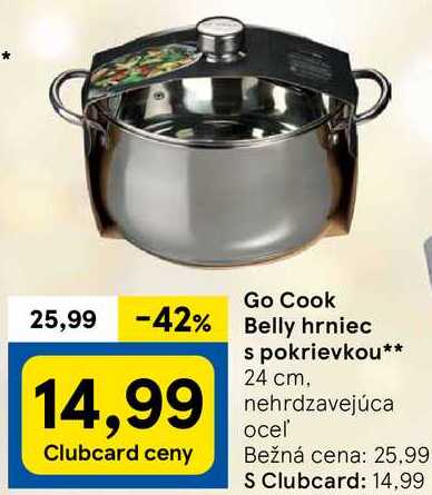 Go Cook Belly hrniec s pokrievkou