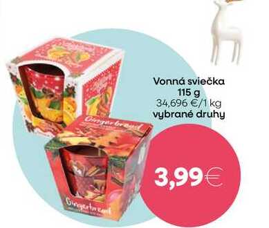 Gingerbrand Vonná sviečka 115 g 