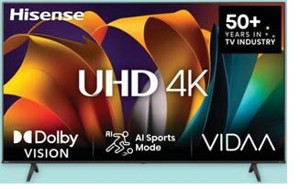 4K Ultra HD Smart LED TV HISENSE 65A6N