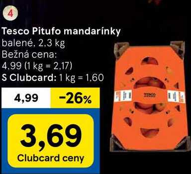 Tesco Pitufo mandarínky, 2,3 kg