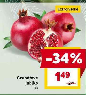 Extra veľké Granátové jablko 1 ks