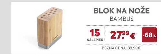BLOK NA NOŽE BAMBUS