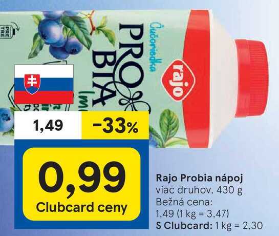 Rajo Probia nápoj, 430 g 